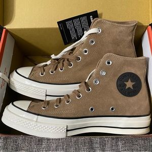 Converse Chuck 70 HI Sand dune/egret/black size 7 MENS 9 WOMENS -NEW
